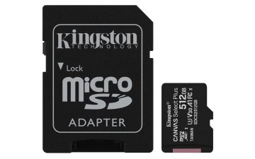 Kingston Kingston Technology 512GB microSDXC Canvas Select Plus A1 C10 - Hitrosti do 100MB/s, odporen na udarce in vibracije