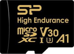 Silicon Power SILICON POWER 512GB MICROSDXC V30 Visoka vzdržljivost + Adapter - Črni, Class 10, RoHS, ideale za snemanje videov