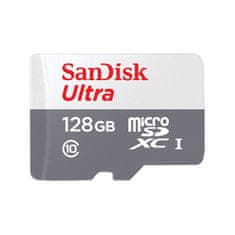 SanDisk SanDisk Ultra 128 GB MicroSDXC Class 10 spominska kartica, hitrost branja 100 MB/s, visoka kakovost in zanesljivost