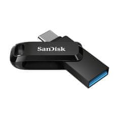 SanDisk SanDisk Ultra Dual Drive Go USB 64 GB, USB Type-A in Type-C, Hitrost branja 150 MB/s, Črno, Priklop in igraj