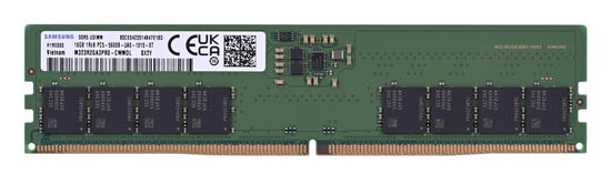 slomart Integral 16GB DDR5 5600MHz PC RAM modul, Unbuffered, Non-ECC, 288-pin DIMM za PC, CL46, 1.1V, M323R2GA3PB0-CWM