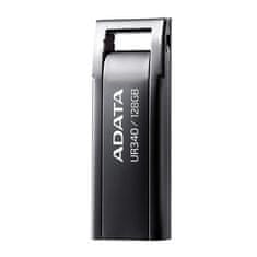 slomart ADATA UR340 USB ključek 128 GB, USB Type-A 3.2 Gen 2, črn, hitrosti branja do 100 MB/s, kapaciteta 128 GB
