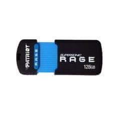 slomart USB ključek Patriot Rage Lite 128GB, 180MB/s, USB 3.2, črn, kompaktna zasnova, združljiv s Windows, Linux in Mac OS