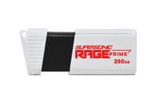 slomart USB ključ Patriot Rage Prime 256 GB, 600 MB/s, USB 3.2, bele barve, visoka hitrost prenosa, Plug and Play