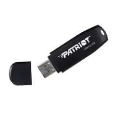 slomart Pendrive Patriot Xporter Core 1TB USB 3.2 Gen 1, črn, 80MB/s, prenosni, s ključno verigo, Plug and Play, 24h dostava