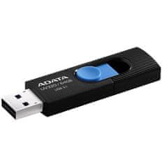 slomart ADATA UV320 USB ključek 64 GB USB Type-A 3.2 Gen 1, črn in moder, kompaktna zasnova, prenos podatkov z enostavno uporabo