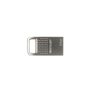 slomart USB ključek Patriot FLASHDRIVE Tab200, 64GB, tip A, mini, aluminijasta, srebrna, USB 2.0, Plug and Play