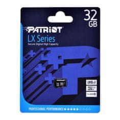 slomart Pomnilniška kartica Patriot Memory PSF32GMDC10 32 GB MicroSDHC UHS-I Class 10 z višino branja 80 MB/s