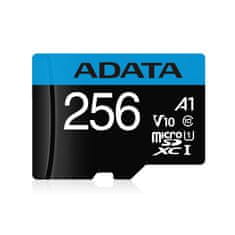slomart ADATA Premier 256 GB MicroSDXC UHS-I Class 10 - hitro in zanesljivo shranjevanje podatkov, odporna na vodo in udarce