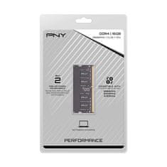 slomart PNY MN16GSD42666 16 GB DDR4 2666 MHz pomnilniški modul za prenosnike, 1 x 16 GB, CAS latenca 19