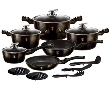 Berlingerhaus Bh-6910 Komplet loncev Carbon Pro Click&Cook