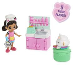 SpinMaster GABBY'S DOLLHOUSE Magična mačja hiša, igralni set za kuhanje