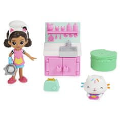 SpinMaster GABBY'S DOLLHOUSE Magična mačja hiša, igralni set za kuhanje