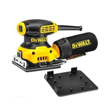 DeWalt DeWALT DWE6411 prenosni orbitalni brusilnik, 14000 OPM, črn in rumen, 230 W, kompaktna in zmogljiva zasnova