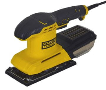 Stanley Orbitalni brusilnik STANLEY FMEW214K-QS, 280W, z velcro in sponko, rumen, 24000 OPM, prenosna torba, vključen prašni rezervoar