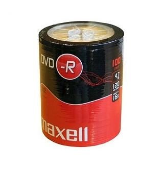 shumee MAXELL DVD-R 4,7 GB 100 kosov 16X 120 min. skrčljiv