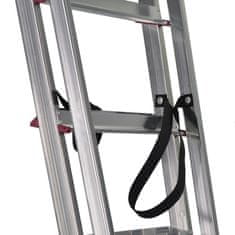 KRAUSE Aluminijasta lestev Krause Corda, 5 stopnic, nosilnost 150 kg, proti drsenju, MAX višina 300 cm, teža 4.1 kg
