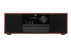 JVC JVC Mini Tower RD-E761, črni in bronasti, z USB, FM, CD predvajalnikom in Bluetooth 4.2, 2x8W stereo zvokom, daljinskim upravljalnikom