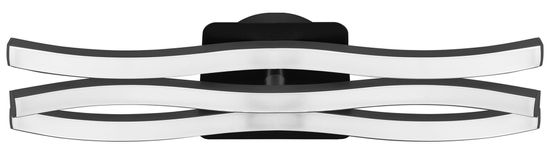ActiveJet Aktivna LED stenska svetilka AJE-LOGAN, črna, topla bela svetloba, 17.5 W, primerna za notranjo uporabo, 1500 lm