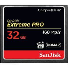 SanDisk SanDisk 32GB Extreme Pro CF kartica 160MB/s - Visoka Hitrost in Zanesljivost za Profesionalno Uporabo