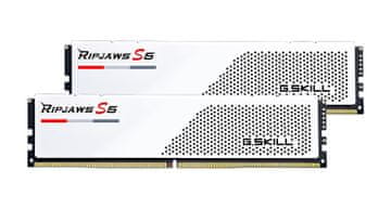 G.Skill G.Skill Ripjaws S5 32 GB (2 x 16 GB) DDR5 6000 MHz RAM z Intel XMP 3.0, belo, dual-channel, neregistrirana
