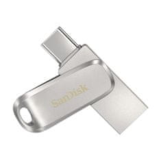 SanDisk SanDisk Ultra Dual Drive Luxe 256 GB USB 3.2 (Type-A / Type-C), kovinsko ohišje, hitrost branja 150 MB/s