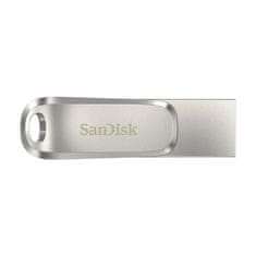 SanDisk SanDisk Ultra Dual Drive Luxe 32 GB USB ključek Type-A/Type-C, hitrosti branja 150 MB/s, kovinska zasnova