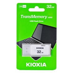KIOXIA Kioxia TransMemory U202 USB ključek 32 GB USB Type-A 2.0, bel, kompaktna oblika, idealen za prenos podatkov