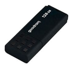 GoodRam USB ključek Goodram UME3, 128 GB, USB Type-A 3.0, črn, hitrosti branja 60 MB/s in pisanja 20 MB/s