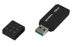 GoodRam USB ključek Goodram UME3, 128 GB, USB Type-A 3.0, črn, hitrosti branja 60 MB/s in pisanja 20 MB/s