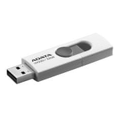 slomart ADATA UV220 USB ključek 32 GB USB Type-A 2.0, sivo-beli, z drsno obliko, združljiv z Windows, Mac in Linux