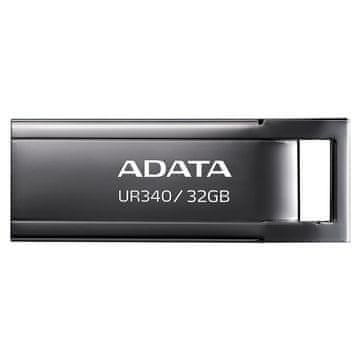 slomart ADATA UR340 USB ključek 32 GB, USB Type-A 3.2 Gen 1, črn, vodoodporen in odporen na udarce
