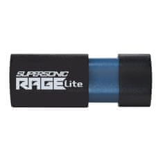 slomart Patriot Memory Supersonic Rage Lite USB ključek 32 GB, USB Type-A, črno-modra, hitrosti branja do 180 MB/s, odporen na udarce