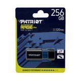 slomart USB ključek Patriot Rage Lite 256GB 180 MB/s, črn, USB 3.2 Gen 1, združljiv z Windows, Mac in Linux