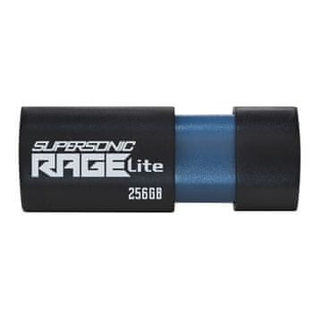 slomart USB ključek PATRIOT Rage Lite 1TB, 120 MB/s, USB 3.2, retraction, črn, hitro prenosljiv, združljiv z Mac, Windows in Linux.