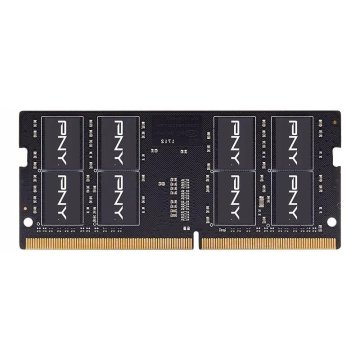 slomart RAM modul PNY MN16GSD43200-SI, 16 GB DDR4 SO-DIMM, 3200 MHz, napajanje 1.2 V, CAS latenca 22, primeren za prenosnike