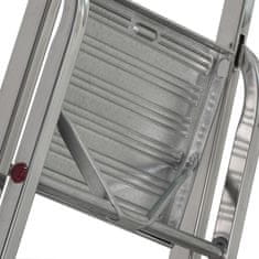 KRAUSE Aluminijasta lestev Krause Corda, 5 stopnic, nosilnost 150 kg, proti drsenju, MAX višina 300 cm, teža 4.1 kg