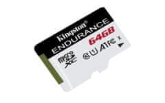 Kingston Kingston Technology 64 GB MicroSD UHS-I Class 10 - Visoko trpežen, vodoodporen in odporen na udarce