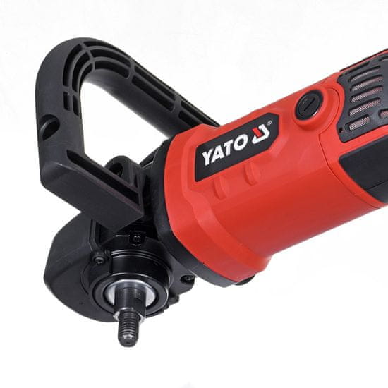 YATO Prenosni orbitalni brusilnik Yato YT-82196, 3500 RPM, 1400 W, črn in oranžen, z nastavljivo hitrostjo