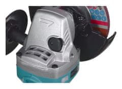 Makita Akumulatorska kotna brusilka MAKITA DGA452Z, 115 mm, 18 V, črna/modra, z nastavljivim varovalnim pokrovom