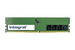 slomart Integral 32GB DDR5 5600MHz RAM modul UNBUFFERED NON-ECC za PC, 288-pin DIMM, CL46, 1 x 32 GB, 1.1V