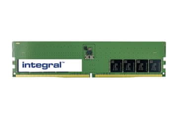 slomart Integral 32GB DDR5 5600MHz RAM modul UNBUFFERED NON-ECC za PC, 288-pin DIMM, CL46, 1 x 32 GB, 1.1V
