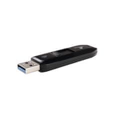 slomart Pendrive PARTIOT Xporter 3, 128GB, USB 3.2 Type A, črni, hitro branje 80 MB/s, združljiv z Windows in MacOS