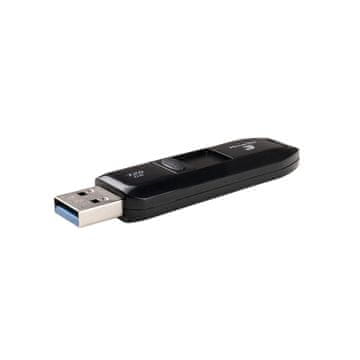 slomart Pendrive PARTIOT Xporter 3, 128GB, USB 3.2 Type A, črni, hitro branje 80 MB/s, združljiv z Windows in MacOS