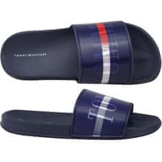 Tommy Hilfiger Japanke čevlji za v vodo mornarsko modra 35 EU Holographic Pool Slide