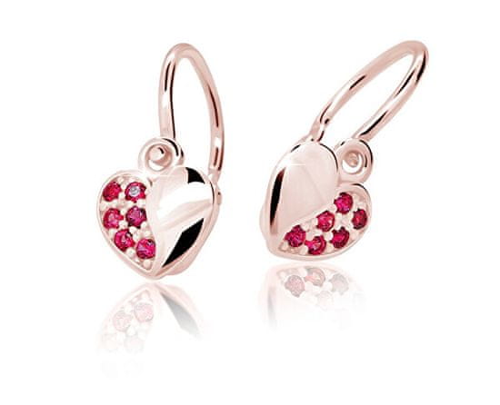 Cutie Jewellery Otroški uhani iz roza zlata C2160-10-X-4