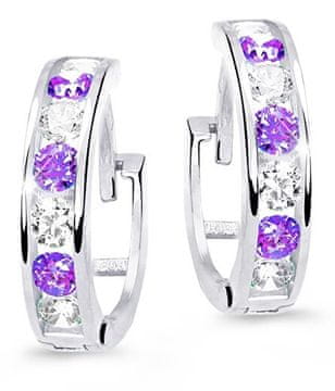 Cutie Jewellery Otroški uhani iz belega zlata C3345-80-X-2