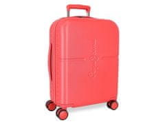 Joummabags PEPE JEANS Highlight Coral, ABS Potovalni kovček, 55x40x20cm, 37L, 768912D (majhen)