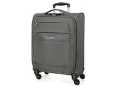 Joummabags Tekstilni potovalni kovček ROLL ROAD ROYCE Grey, 55x40x20cm, 39L, 5019122 (majhen)