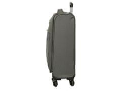 Joummabags Tekstilni potovalni kovček ROLL ROAD ROYCE Grey, 55x40x20cm, 39L, 5019122 (majhen)
